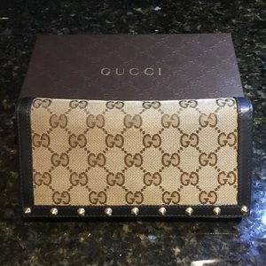 Gucci Patti Studded Wallet AUTHENTIC
